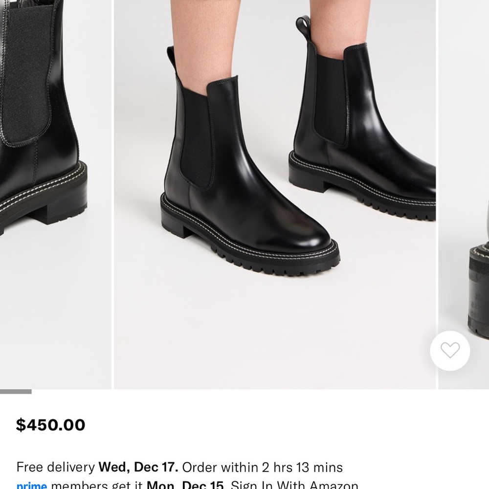 STAUD Black Ankle Boots